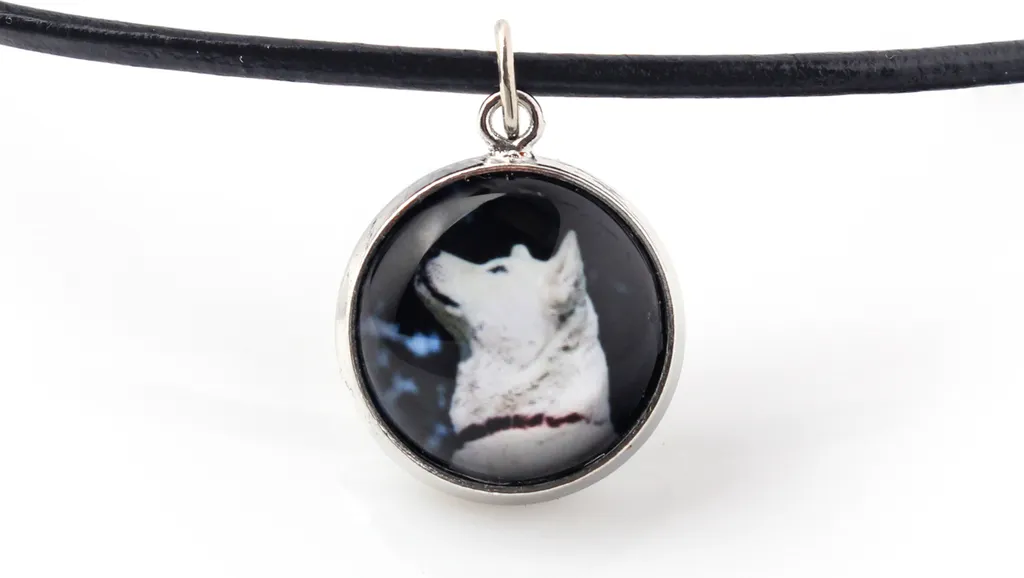 Akita Inu - collana con ciondolo con la tua foto, gioiello realizzato a mano dal marchio Art-Dog