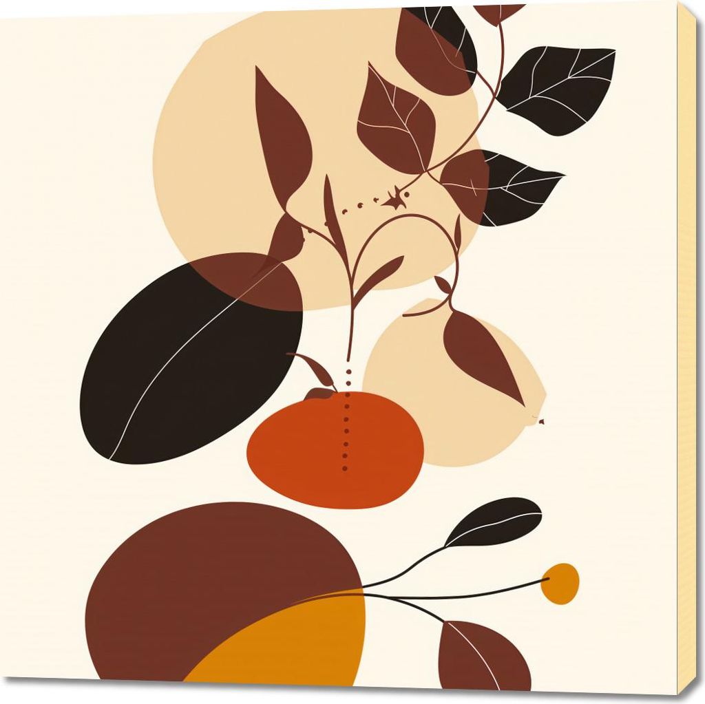 Bild 100x100cm Stimmung des Falls