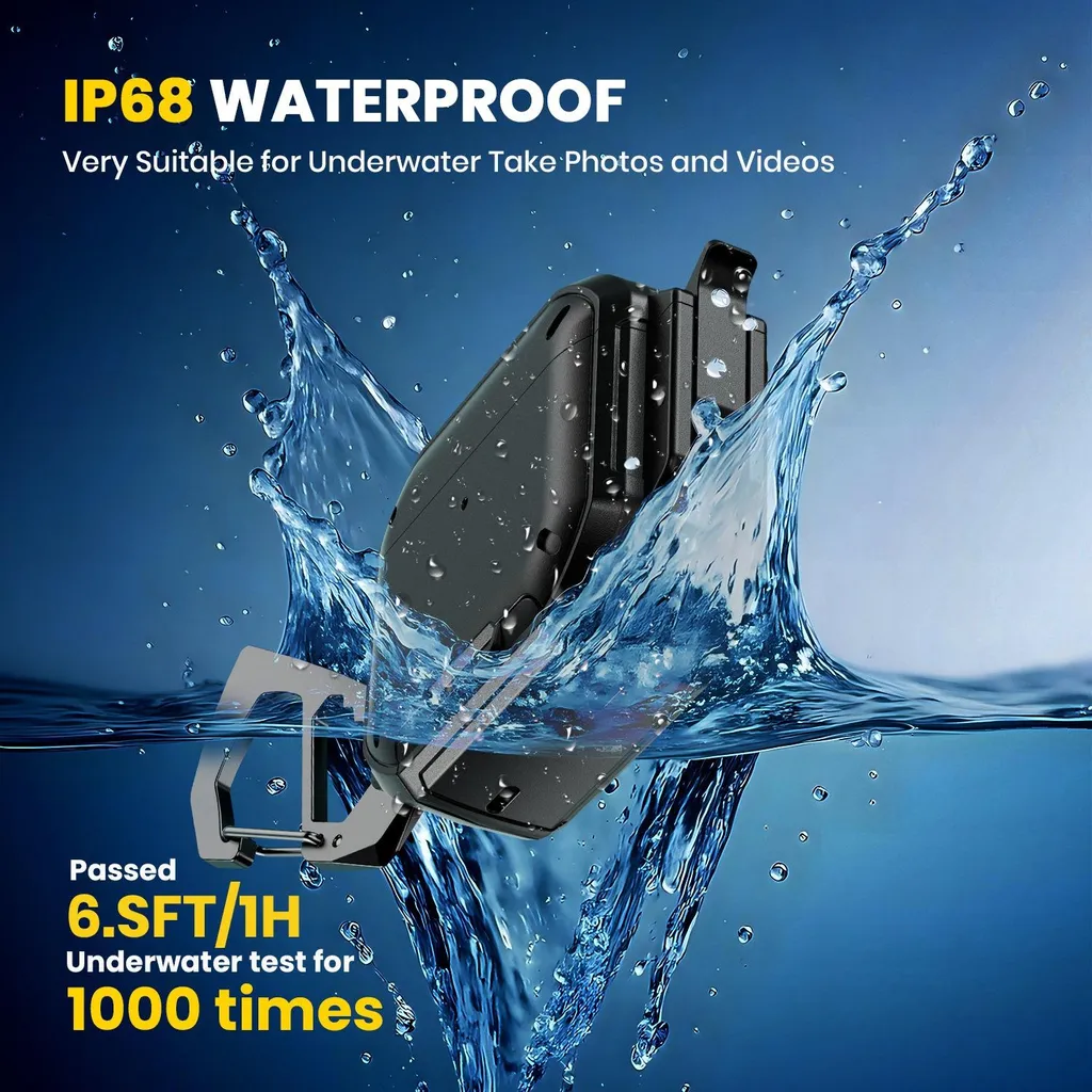 Custodia Per AirPods Pro 3 Con Chiusura Di Sicurezza E Supporto Telefono – TPU Antiurto, Ricarica Wireless, Include Portachiavi E Set Pulizia