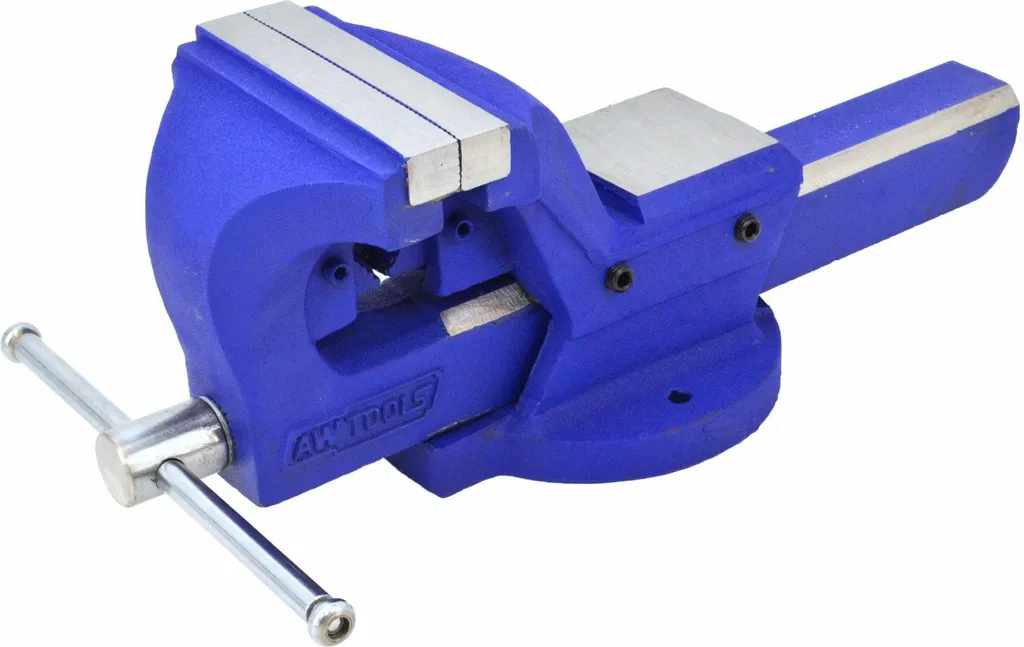 Étau fixe industriel Aw 150 mm en fonte robuste pour établi d'atelier