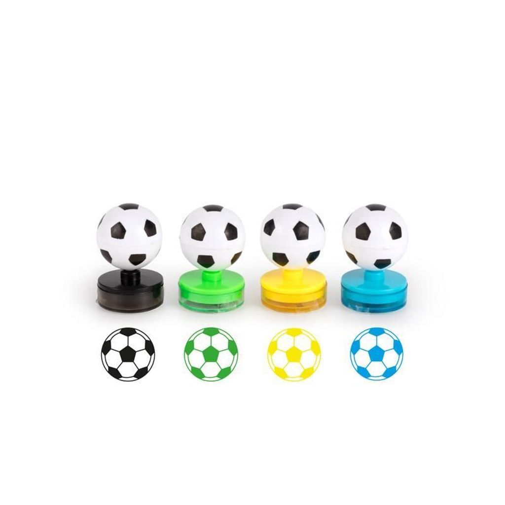 Trendhaus TAKE ACTION Fußball Stempel 2 in 1 4fach sortiert
