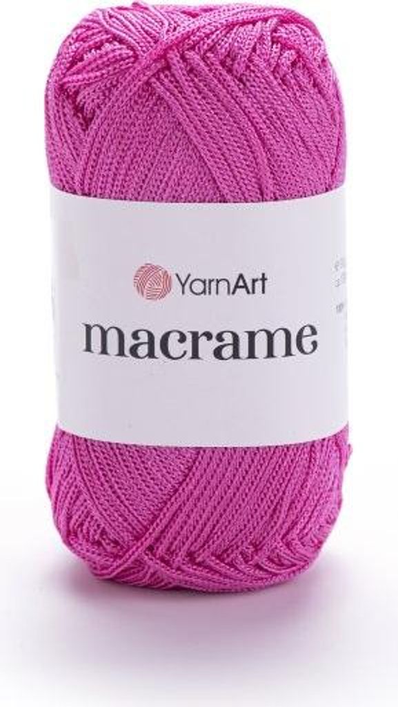 Sznurek poliestrowy YarnArt Macrame 1.5 mm 140 / fuksja Zdjęcie produktu 
