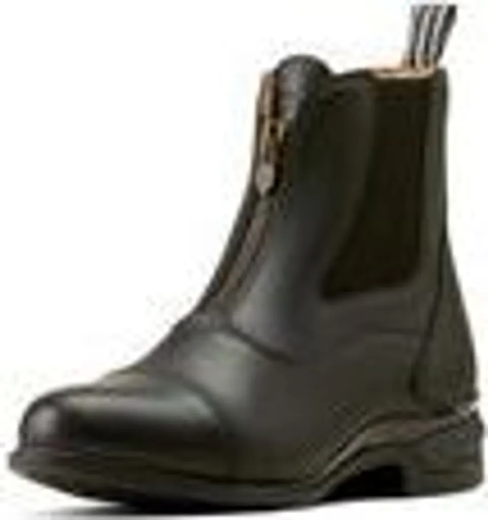Bottines d'équitation Femme Ariat Devon Axis Zip en Cuir Noir Souple
