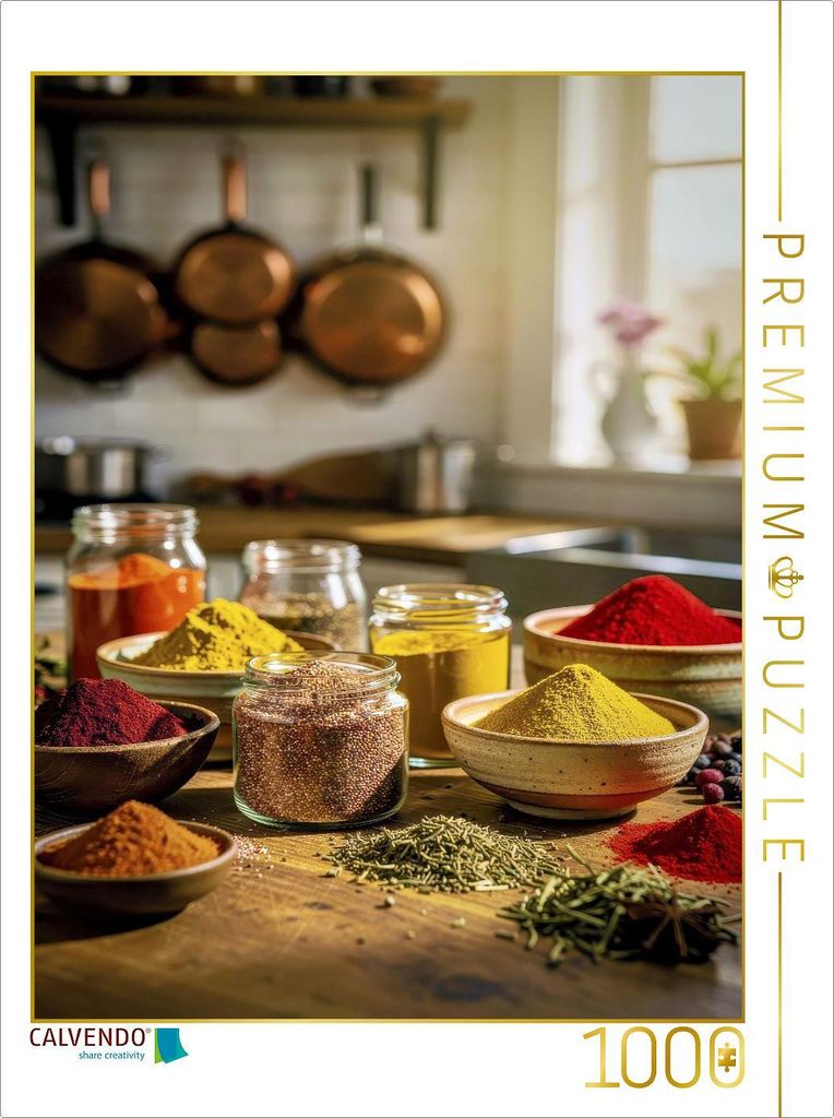 CALVENDO Puzzle Kochen. Leben. Lieben. | 1000 Teile Lege-Größe 64x48cm Foto-Puzzle für glückliche Stunden