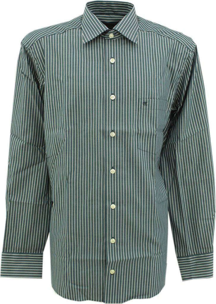 30069 Casa Moda, ,  Herren langarm Hemd, Popeline, petrol Produktbild 