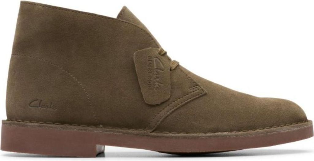 Clarks Desert Boot Evo Khaki Wildleder – Herrenschuhe – 26183838