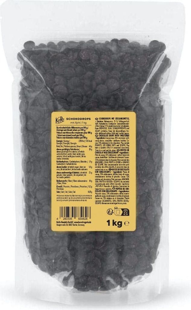 KoRo I Schokodrops mit Xylit 1 kg