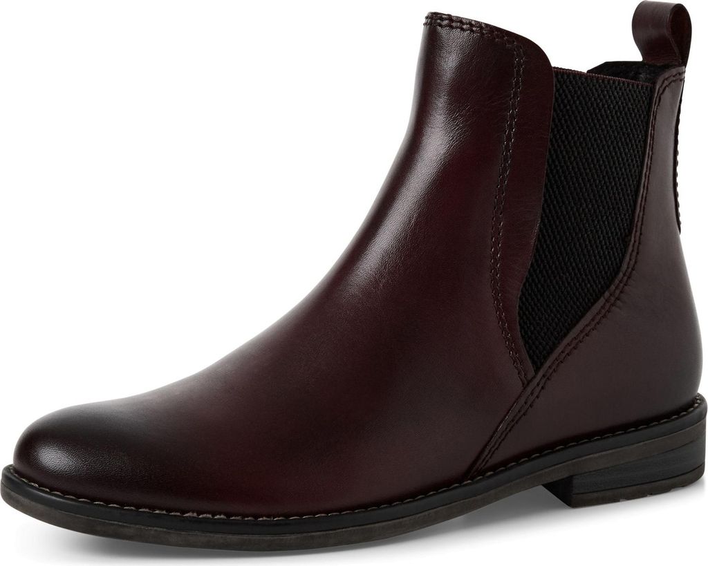 Botas Chelsea de cuero para mujer, marca MARCO TOZZI, color Imagen del producto 