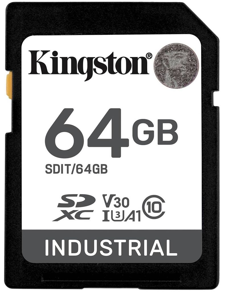 Kingston Industrial 64 GB SDXC, Speicherkarte, (UHS-I U3, Class 10