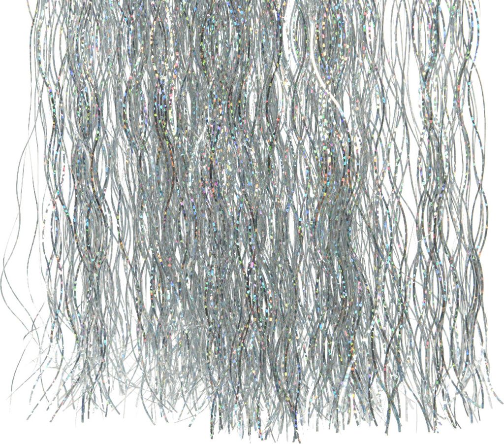 Lametta 40x50cm gewellt - Silber Produktbild 