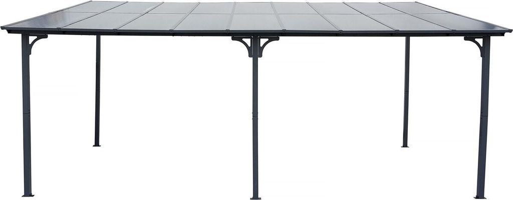 Pergola tonnelle adossée "Marvin" - 5.5 x 3 m - 545 x 298 x Image du produit 