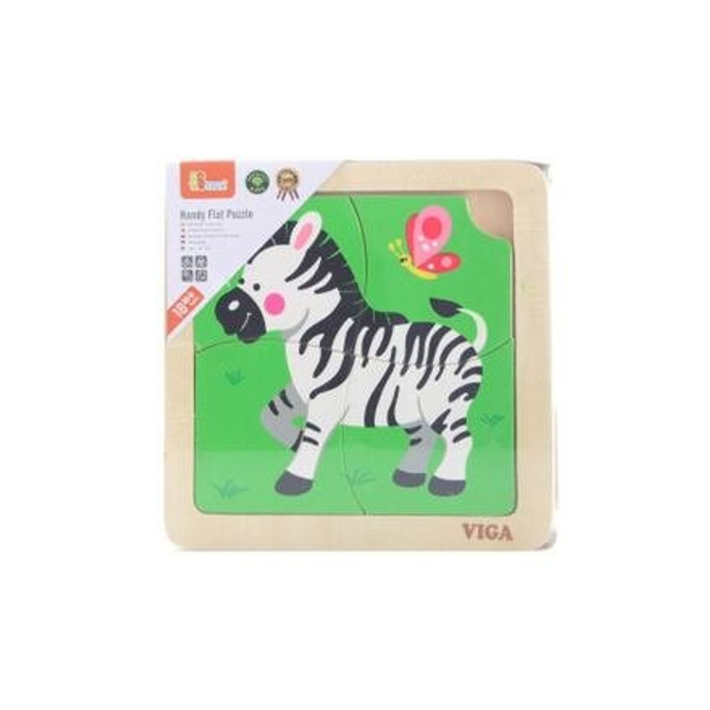 Viga 51317 Puzzle mit Zebra-Papier