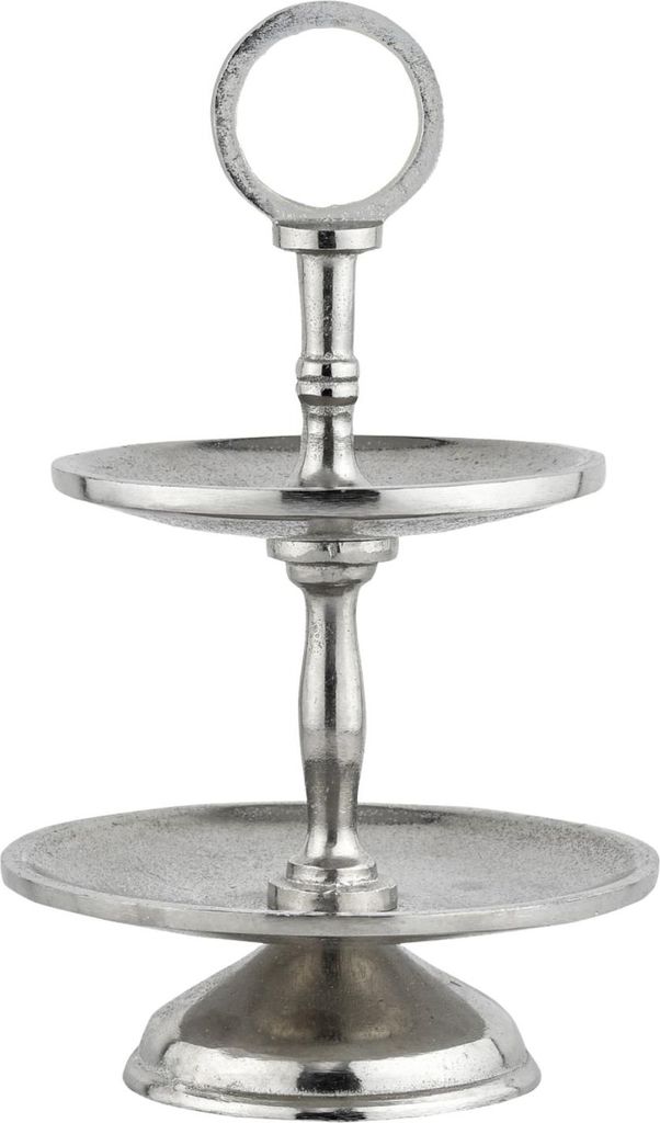 Marrakech Deco Estetica Etagere 2 livelli fruttiera rotonda Immagine del prodotto 