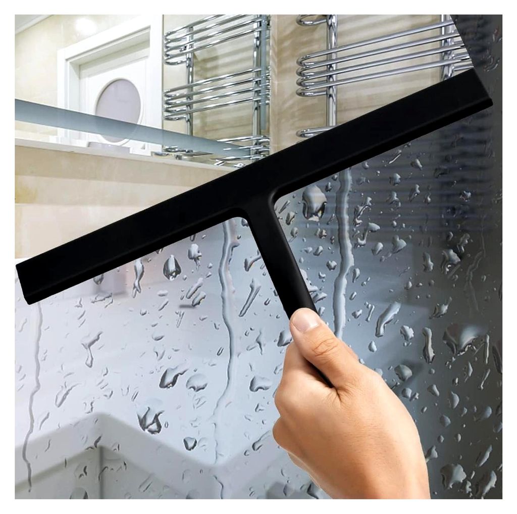 Duschabzieher und Fensterabzieher mit Aufhänger, ohne Bohren, Silikon für Dusche, Badezimmer, Fenster und Fliesen