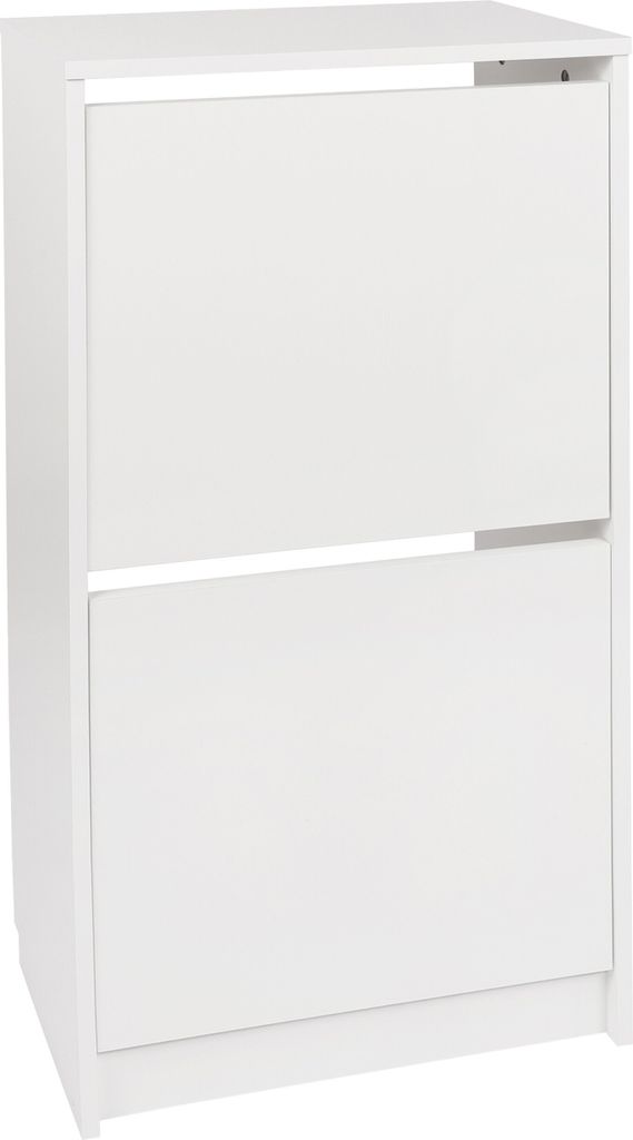 BISSA Weißer Schuhschrank mit 2 Fächern, 49x93 cm IKEA
