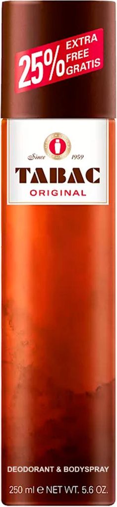 A product shot of a deodorant spray can.