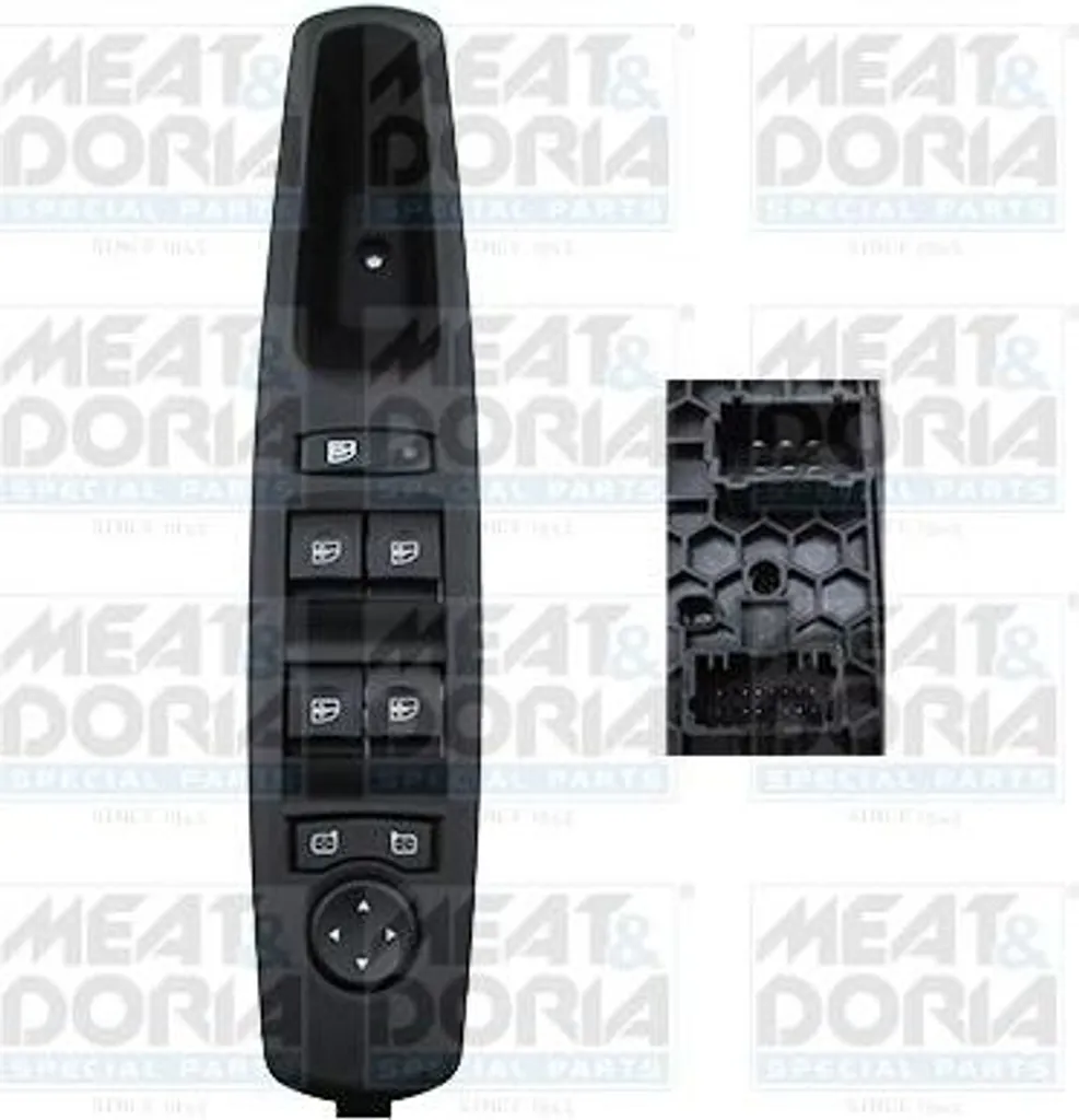 Commutateur lève-vitre MEAT & DORIA 26024 OE 254000014R pour Laguna