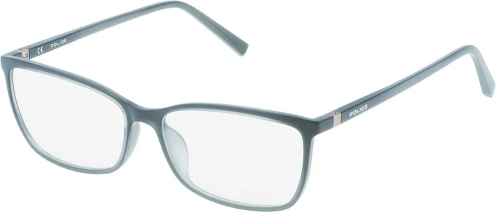 Police VPL196M 55093I Verde: Occhiali da Vista Robusti e Leggeri