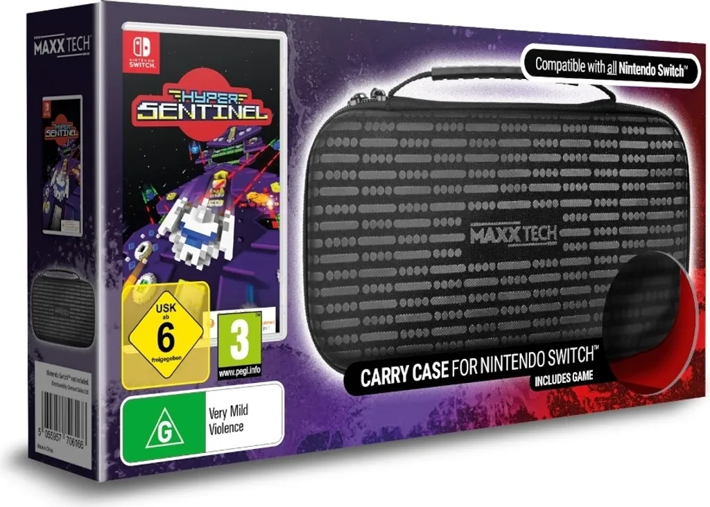 Mallette de transport Hyper Sentinel pour console Nintendo Switch Lite
