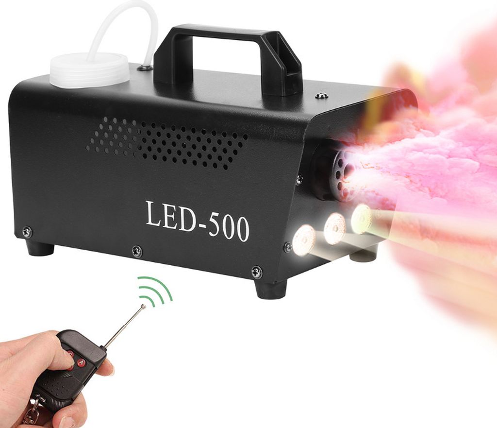 Clanmacy hmlový stroj LED 13 farieb s diaľkovým ovládaním Obrázok produktu 