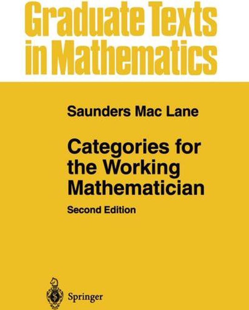 Categories for the Working Mathematician