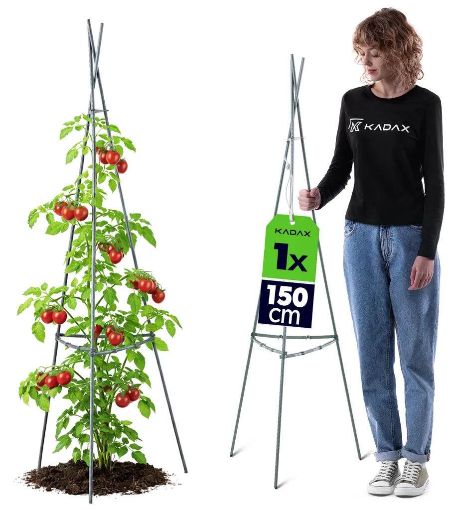Support de croissance pour tomates et concombres, tuteur KADAX 150 cm