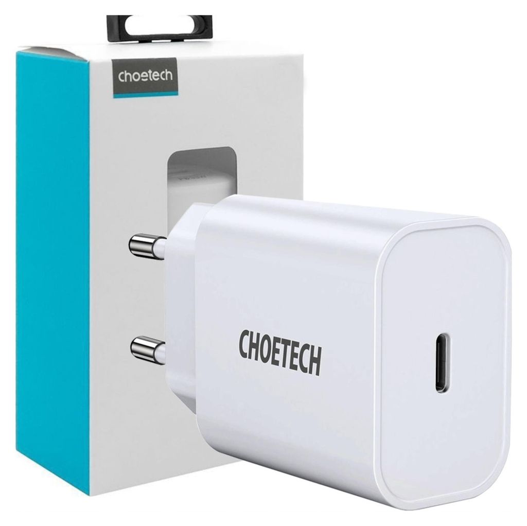 Choetech Q5004 Chargeur secteur Eu Usb-C, 20W (Blanc) Image du produit 