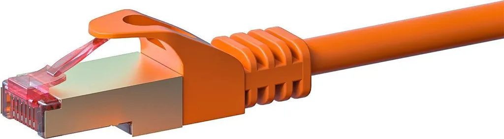 Cavo Ethernet CAT 6 Arancione 5m S/FTP | Gaming Low Latency & Lag Free
