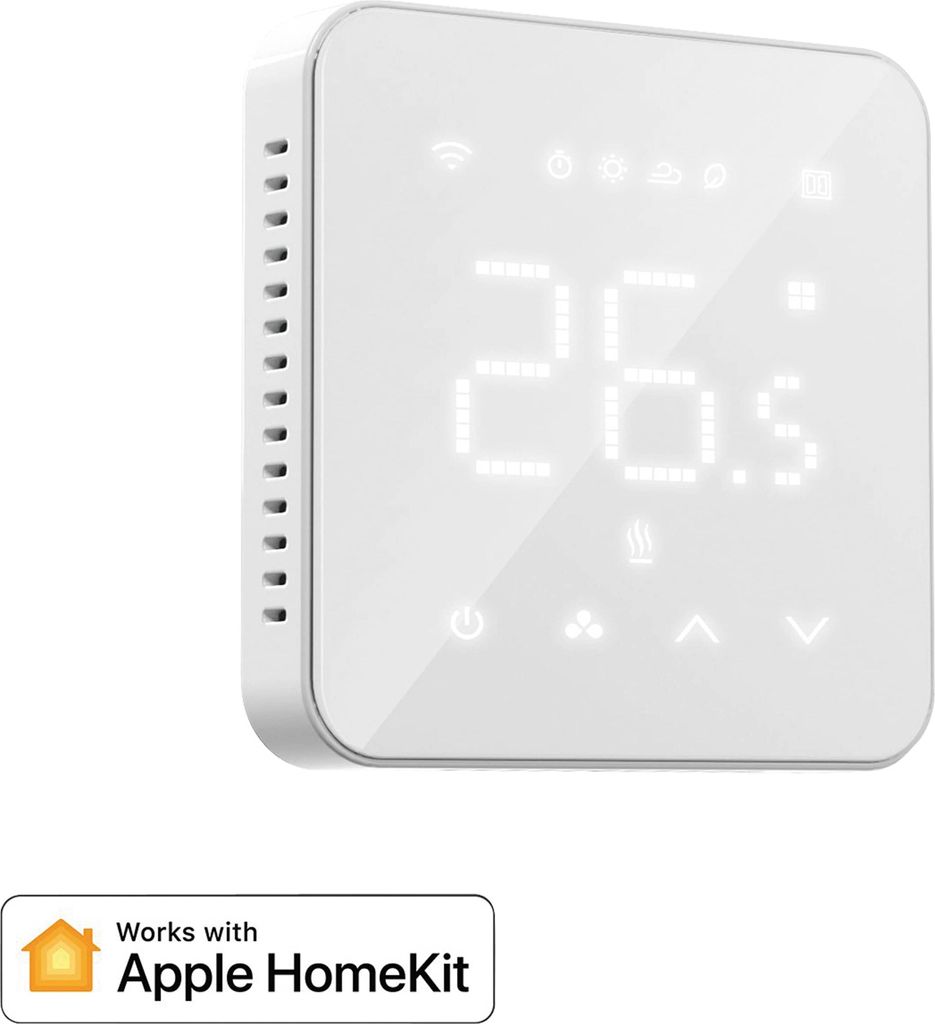 Meross Mts200hk Eu Homekit Intelligenter Thermostat Durchsichtig Durchsichtig One Size