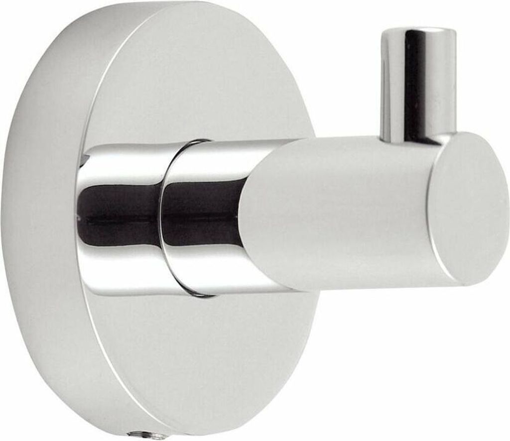 OMEGA Hakenkleiderbügel aus Chrom 5,5x5,5x5cm BEMETA Ihre Auswahl: Ohne Kleber,