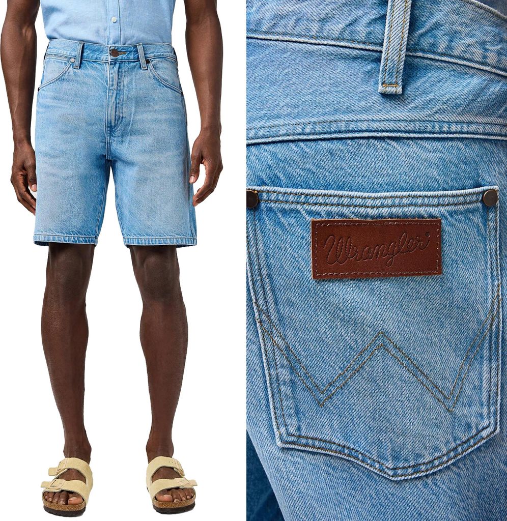 WRANGLER Herren, Shorts FRONTIER SHORT, W30, Blau, kurze, Produktbild 