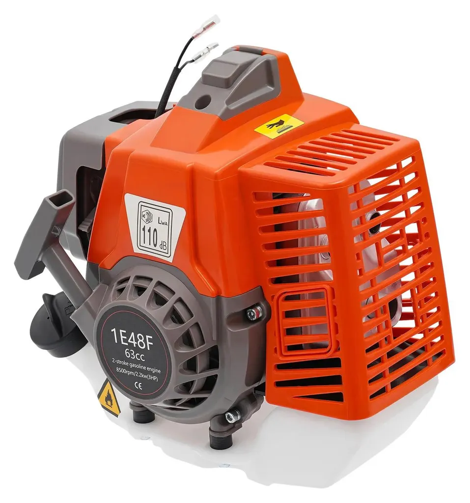 Moteur thermique portable 2,2 kW à essence rouge pour motoculteur