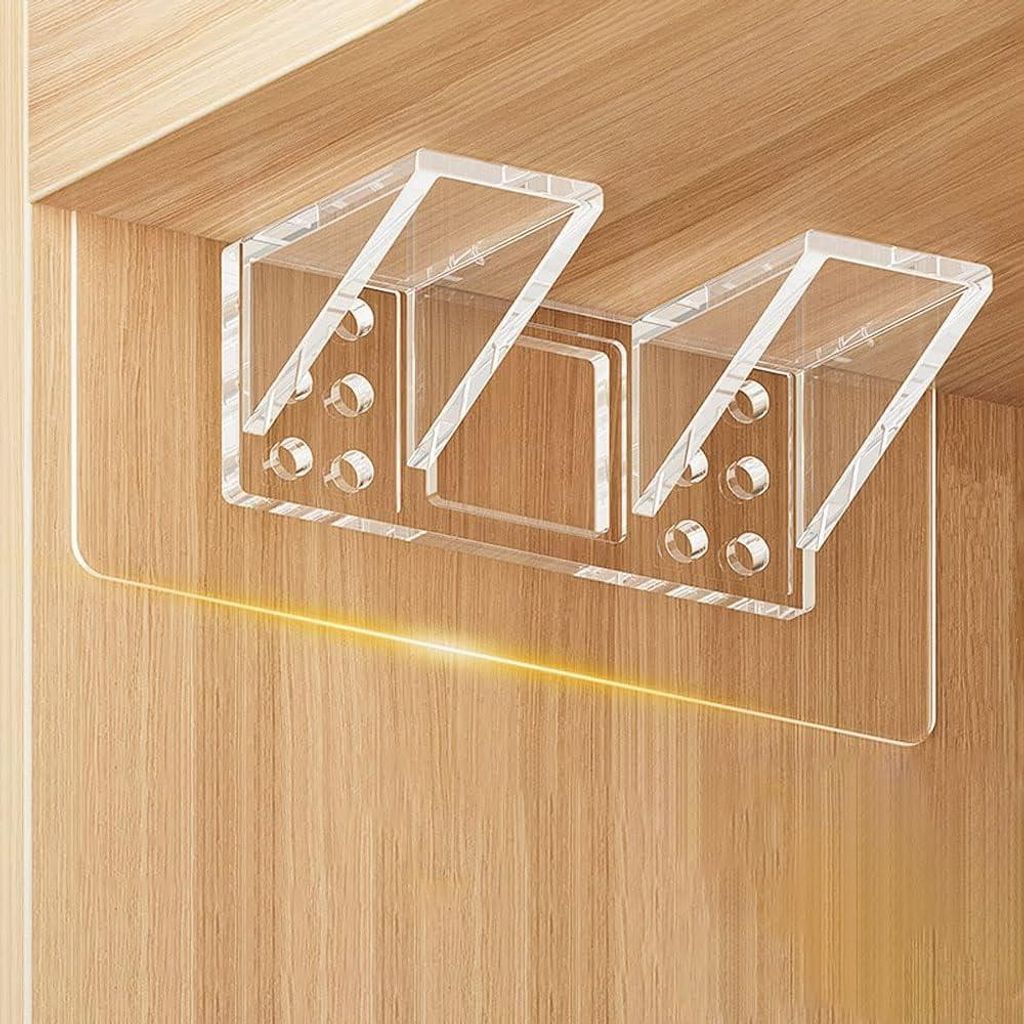 TECBULL® 10x Einlegeboden Halter Duo, Bodenträger, stark Produktbild 