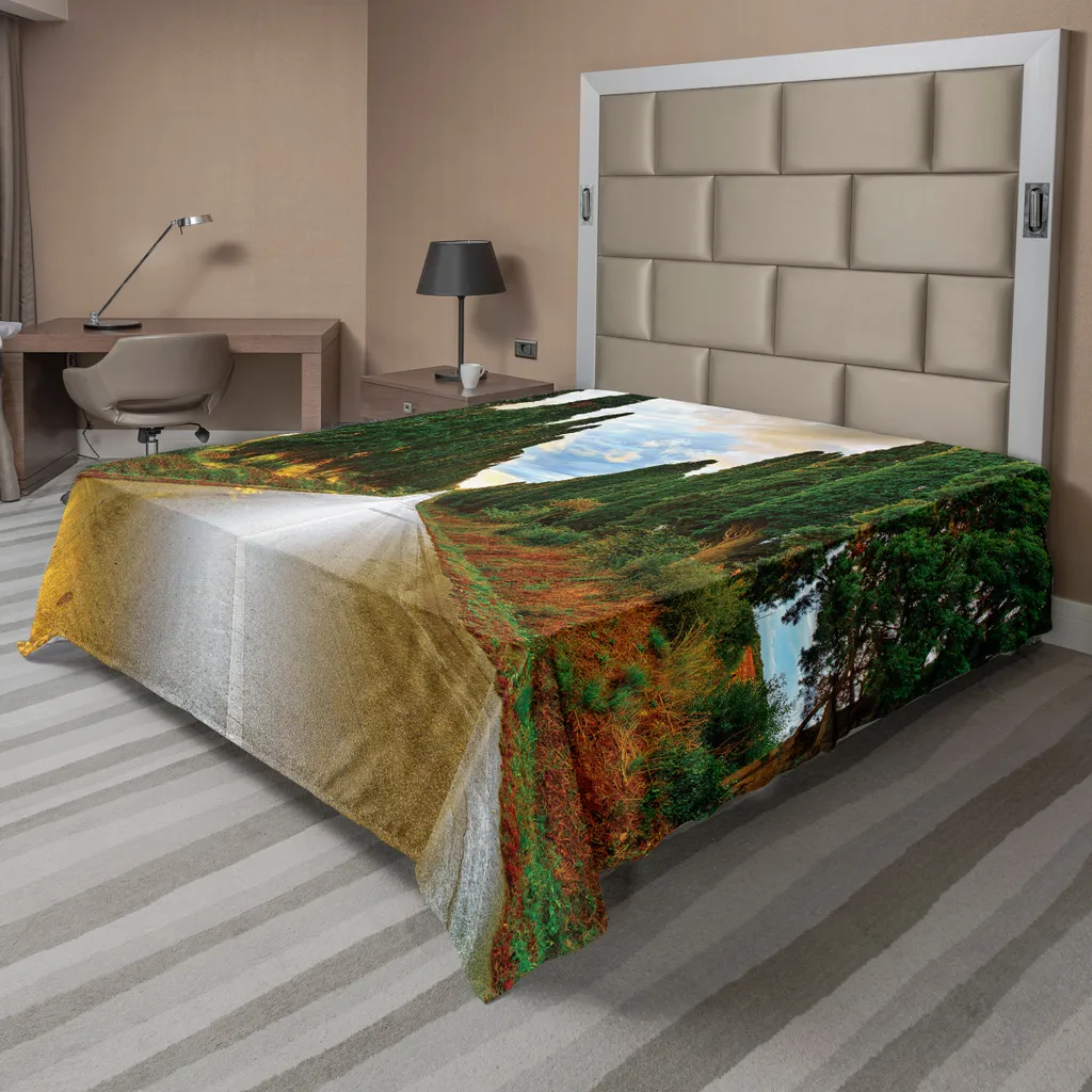 Drap Italien Doux et Confortable Motif Artistique Boulevard 275x260 cm