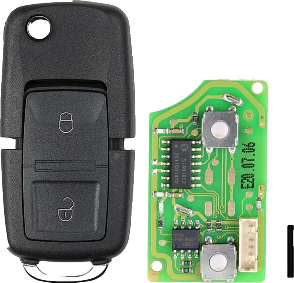 Boîtier de télécommande universel B5, bip de garage 2 boutons noir