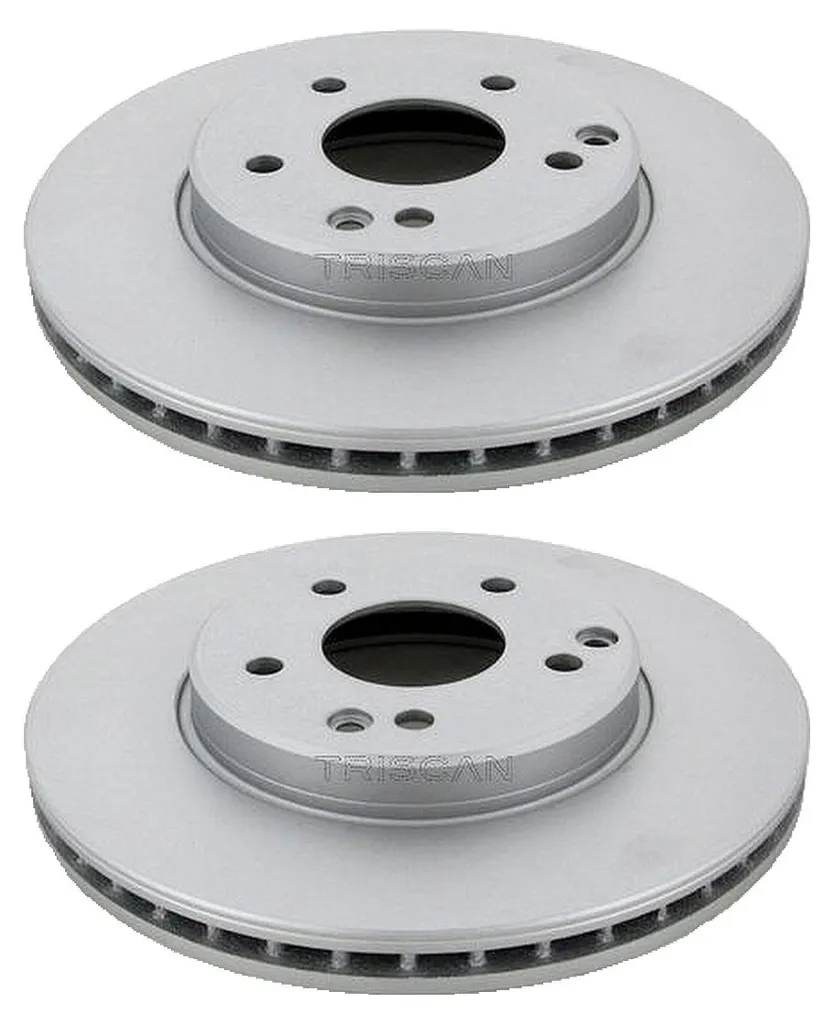 Jeu de disques de frein arrière Triscan 46.5mm pour Mercedes CLK C209