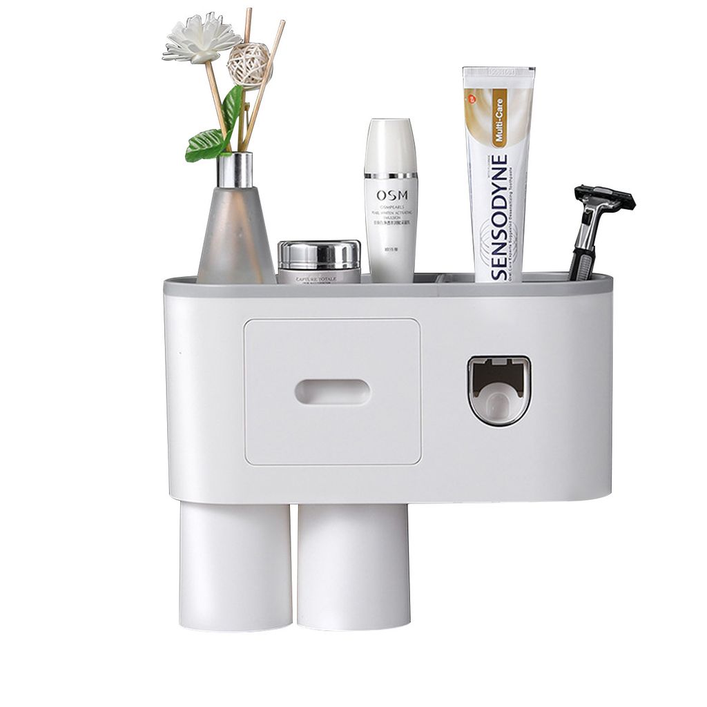 Zahnbürstenzubehör,Zahnbürstenhalter,Wandmontage mit Produktbild 