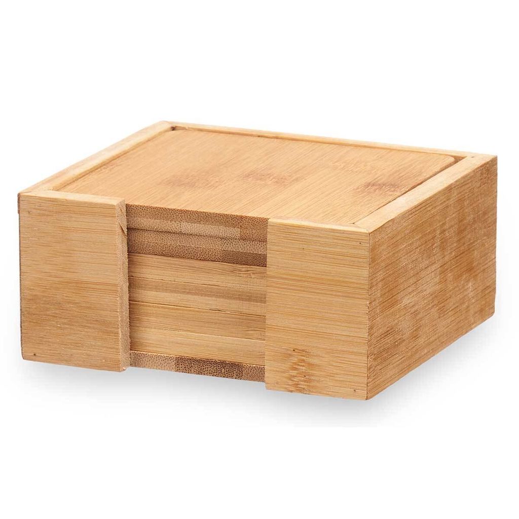 KINVARA | Untersetzern - Glasuntersetzer - 12 x 12 cm - 6er Set - Tassenuntersetzer - Box