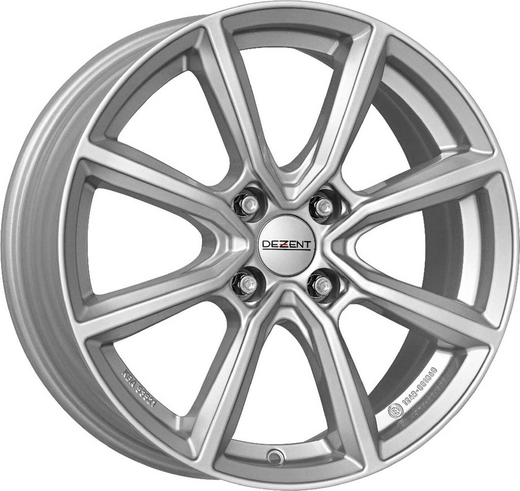 Dezent Felge TN silver 6.0Jx15 ET45 4x108 für Ford Ecosport Fiesta Fusion KA+ Ka+ Alufelgen
