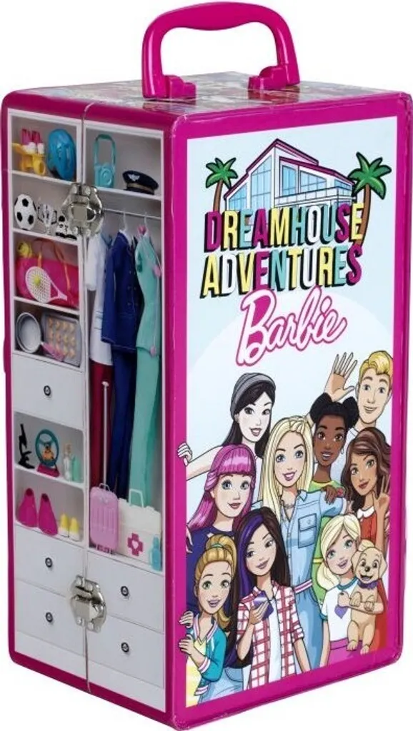 Valise Barbie Klein Theo rigide avec compartiments pour accessoires