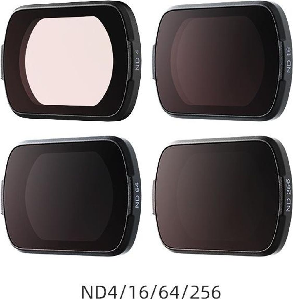 INF DJI Pocket 3 Filter Set ND4/16/64/256 ABS Glas für perfekte Aufnahmen, 4 Stück