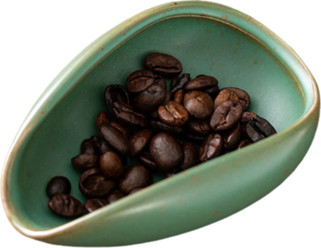 Kaffee-Dosierbecher, Barista-Werkzeug, Utensil, tragbarer Kaffeelöffel für Zuhause, Café, Buffet, Hotel, Büro, Keramik-Kaffeebohnen-Wiegeschale