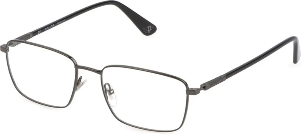Montatura Police VPLE97N 560584 Grigio - Occhiali da Vista Uomo