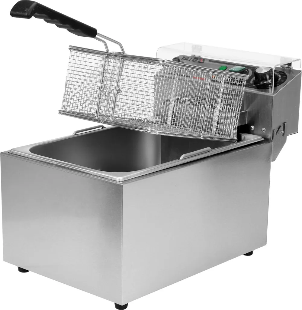 Friteuse Professionnelle 11L Inox - Matériel de Restauration Triphasé 5000W