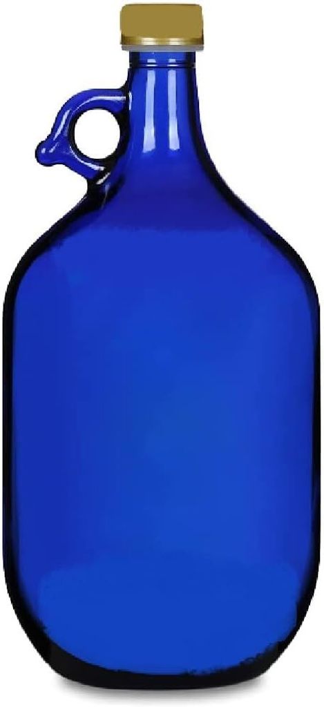 4 x 5L Premium blaue Flasche +STOPFEN +GÄRRÖHRCHEN Produktbild 4