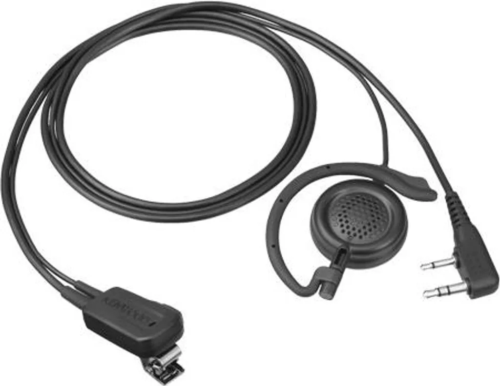 Casque filaire Kenwood EMC-12W ultra-léger avec pince pour vos appels