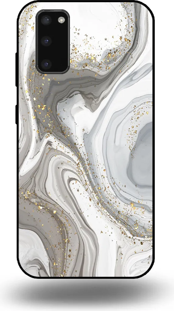 Custodia Marmo Argento Samsung S20 Plus | Cover TPU Smartphonica