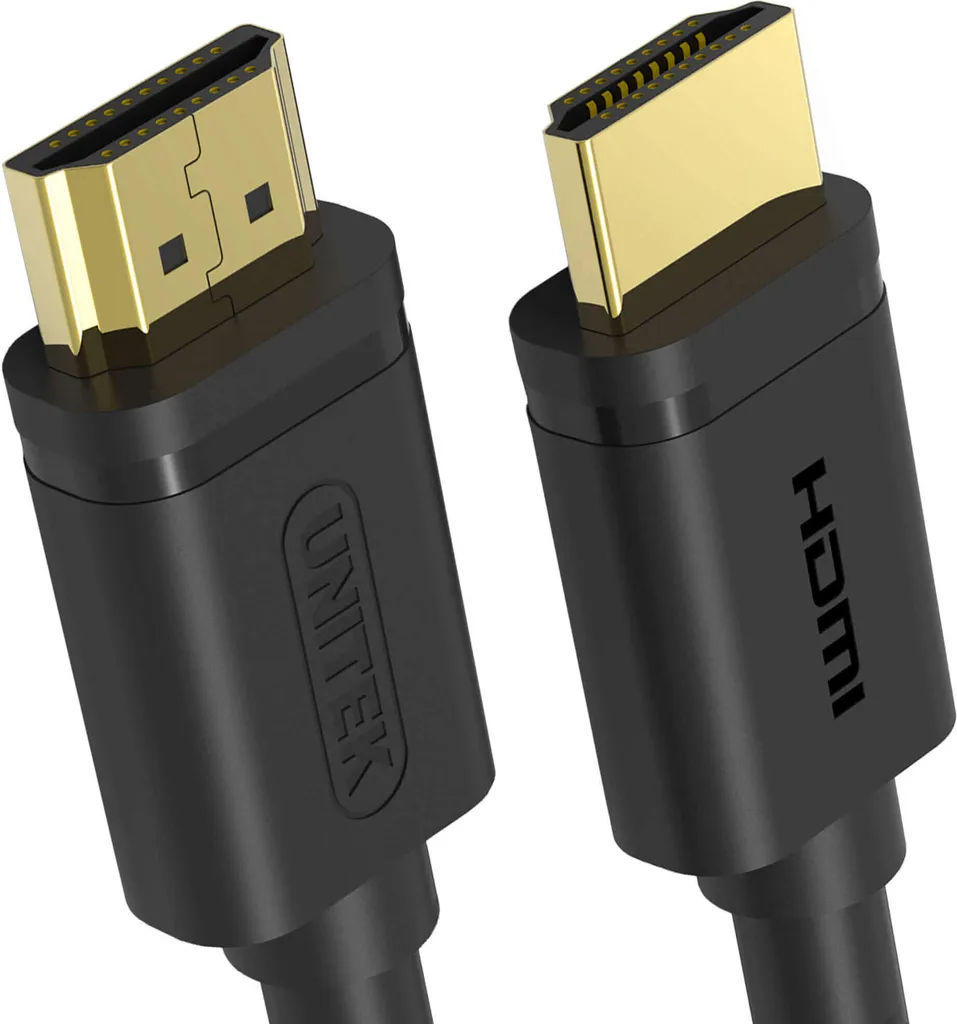 Cavo HDMI 2.0 4K Unitek 0.5m - Schermatura Tripla per Zero Interferenze