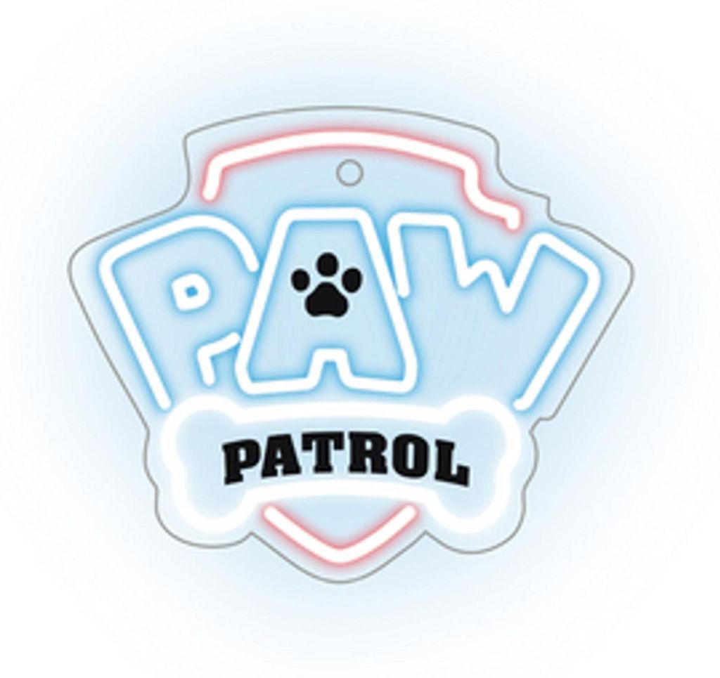 Paw Patrol LED-Plexiglas - Anhänger Neon  - OW - Logo - Produktbild 