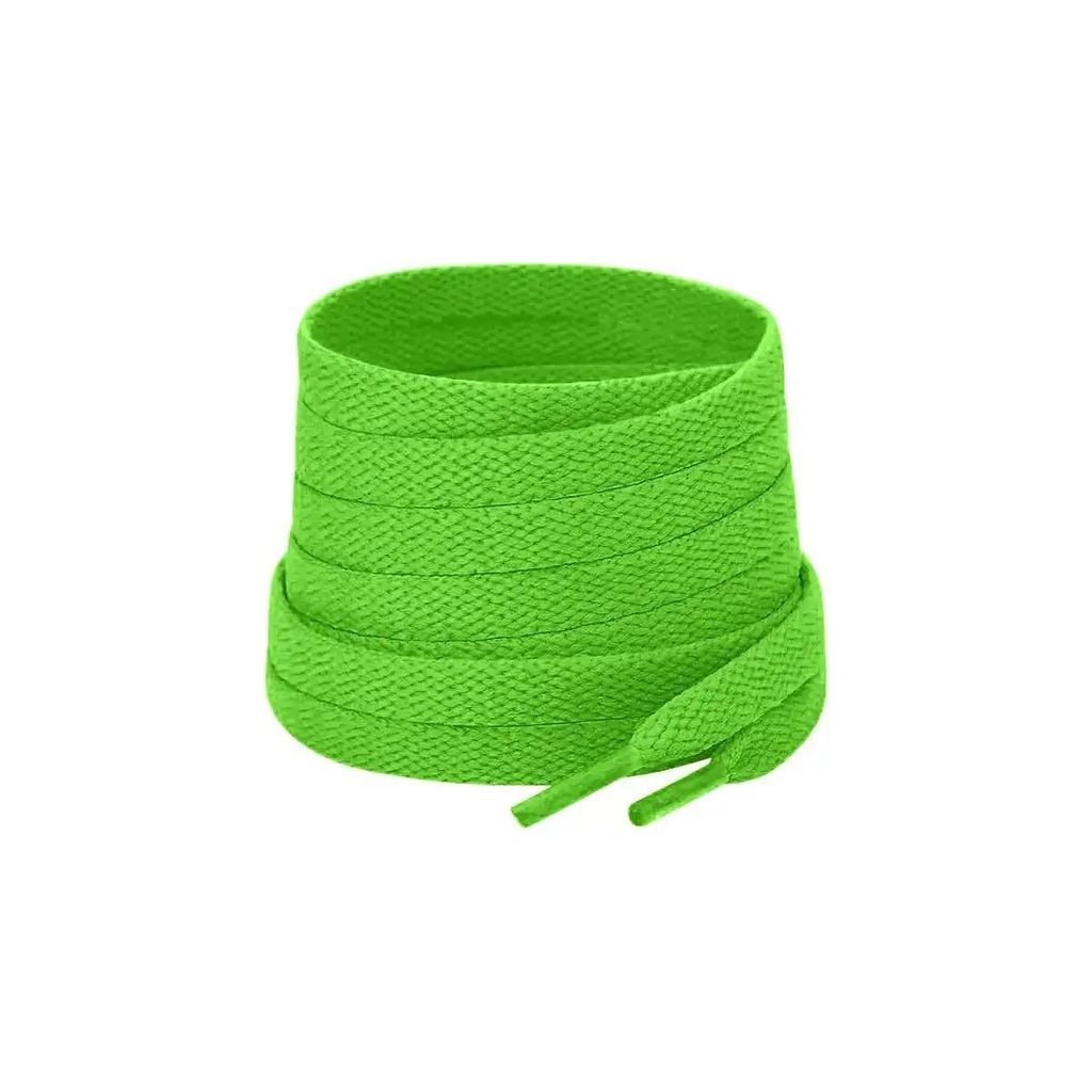 Flache Sneaker Schnürsenkel - Grün - 140 cm